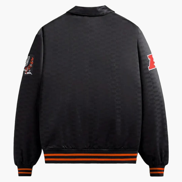 Kith X NFL Bengals Satin Bomber Jacket Blacket Blacket