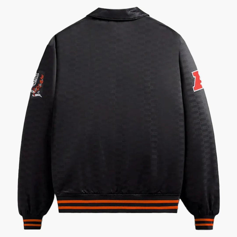 Kith X NFL Bengals Satin Bomber Jacket Blacket Blacket