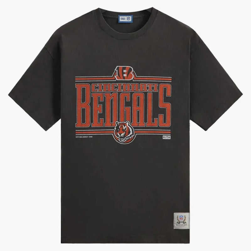 Kith x nfl Bengals vintage te svart