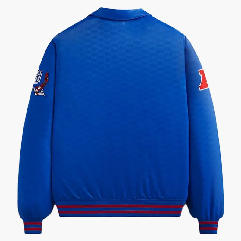 Kith X NFL -räkningar Satin Bomber Jacket Cyclone