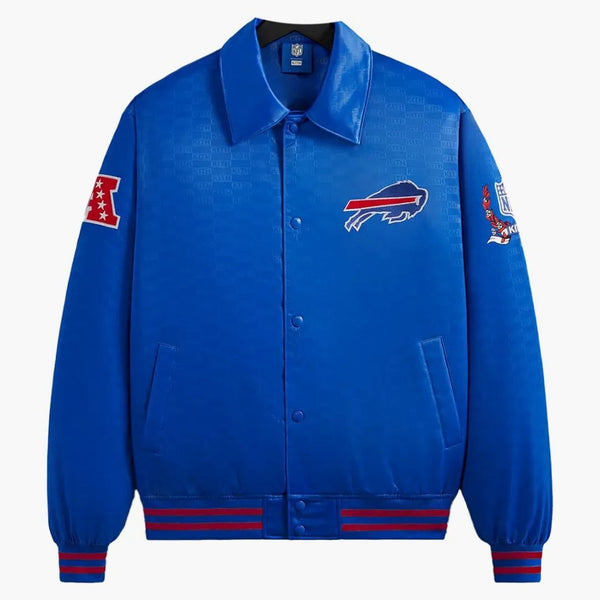 Kith X NFL -räkningar Satin Bomber Jacket Cyclone