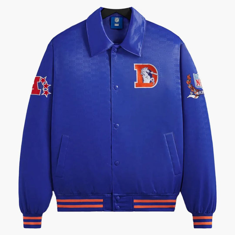 Kith X NFL Broncos Satin Bomber Jacket Sonam