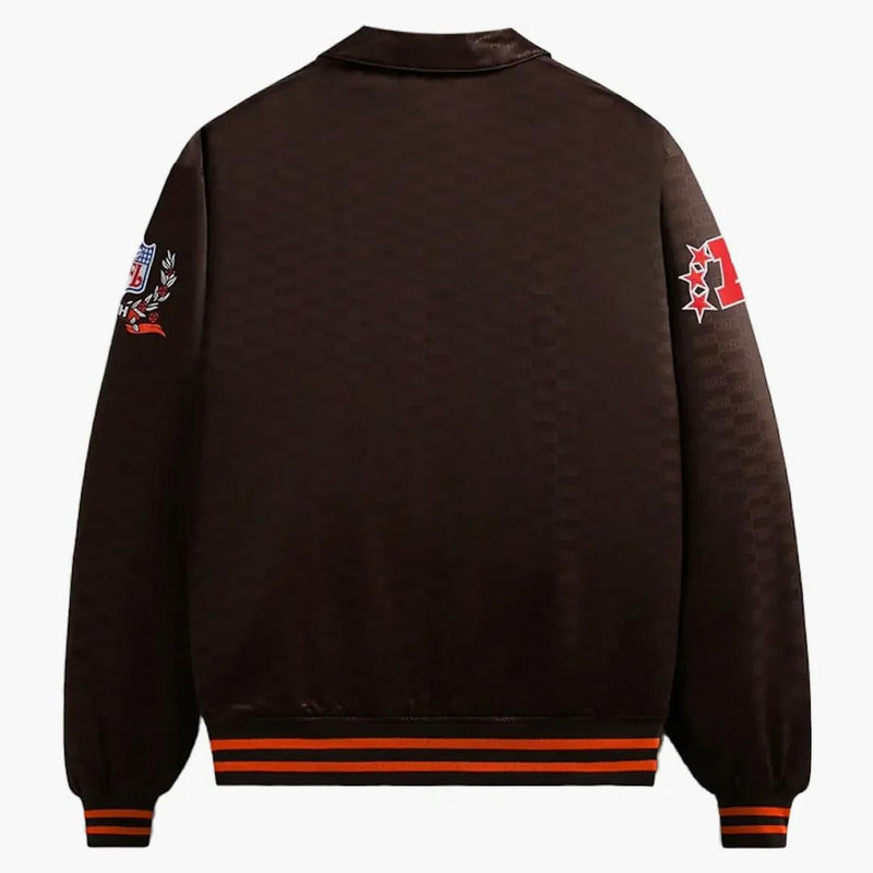 Kith X NFL Browns Satin Bomber Jacket Zoom