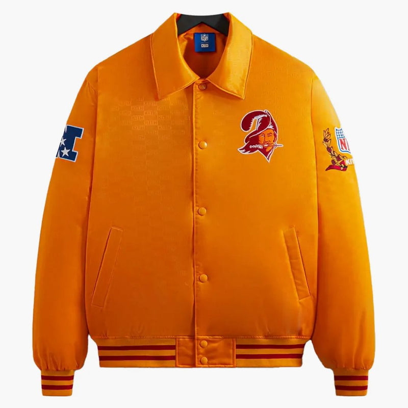 Kith X NFL Buccaners Satin Bomber Jacket Cone