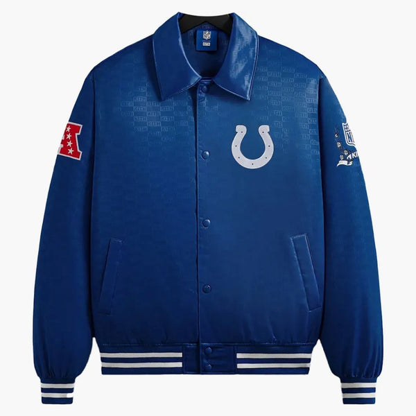 Kith X NFL Colts Satin Bomber Jacket Lock