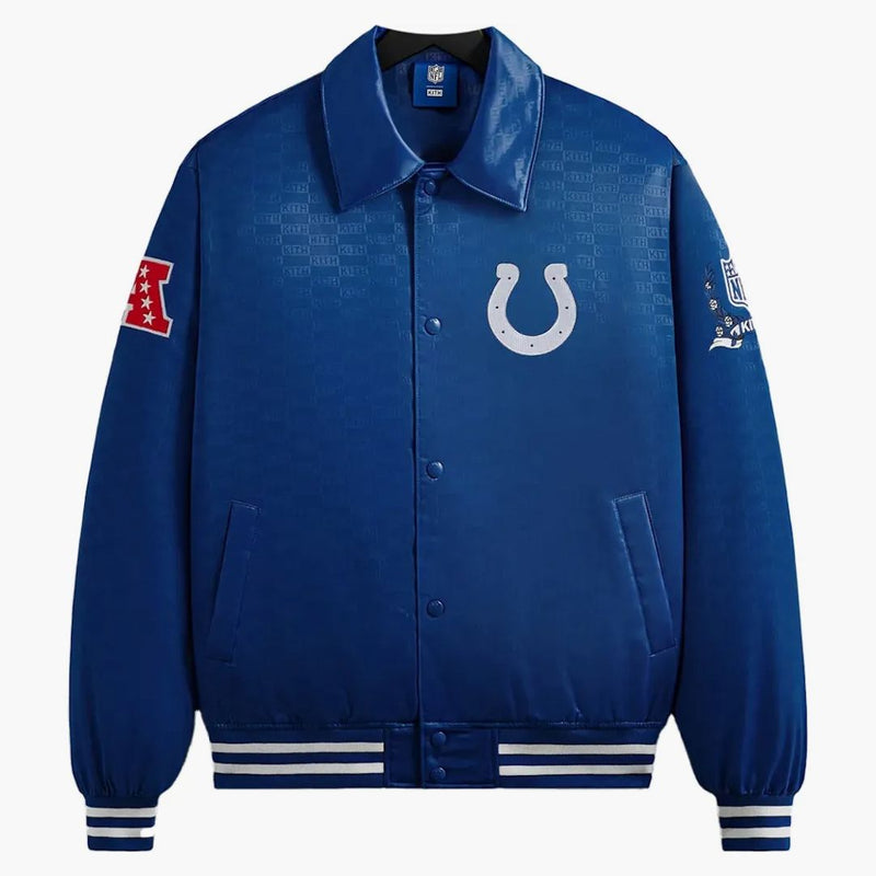 Kith X NFL Colts Satin Bomber Jacket Lock