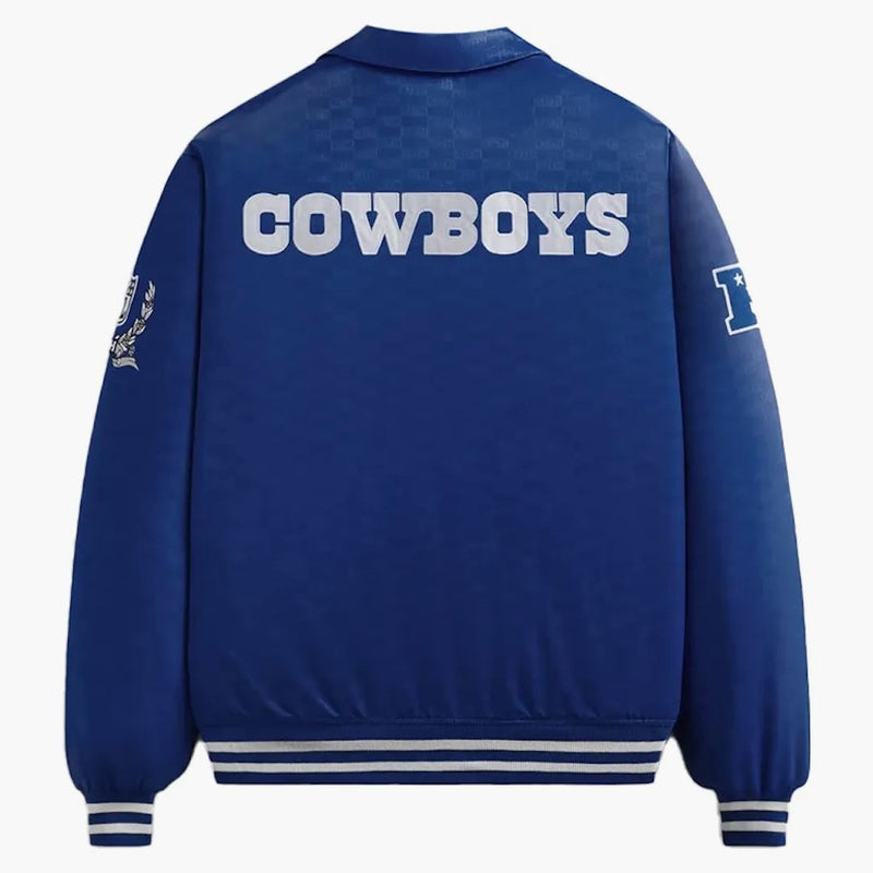 Kith X NFL Cowboys Satin Bomber Jacket Action
