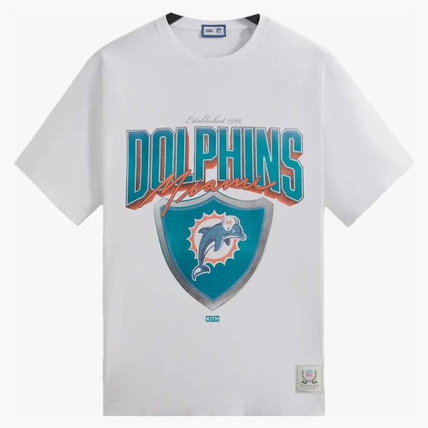 KITH X NFL Dolphins Vintage Tea White