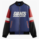 KITH X NFL Giants Leather Jacket Current