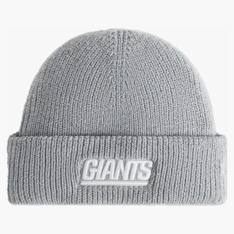 Kith x nfl giants Mia Beanie Light Heather šedá