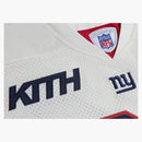 Kith X Nfl Giants Mitchell & Ness Tiki Barber Jersey Sandrift