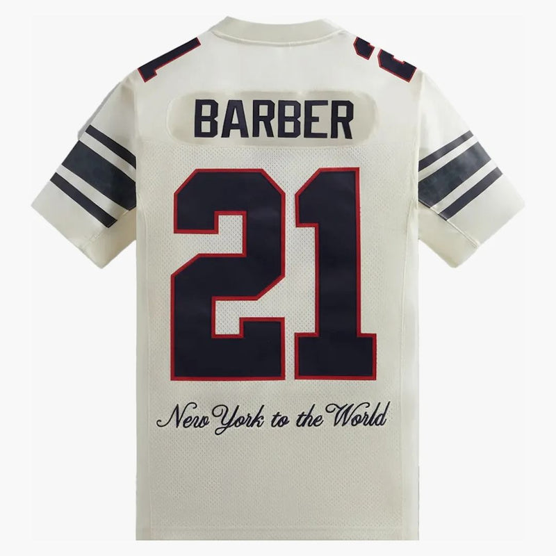 Kith X Nfl Giants Mitchell & Ness Tiki Barber Jersey Sandrift