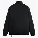 KITH X NFL Giants Nylon Quarter Zip Mock Neck Black