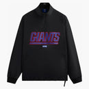 KITH X NFL Giants Nylon Quarter Zip Mock Neck Black