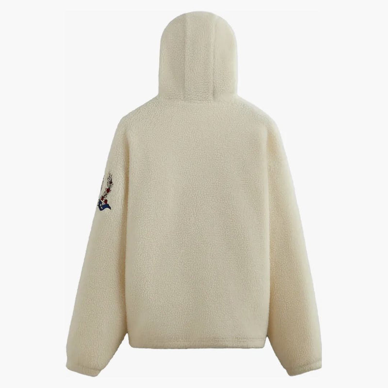 KITH X NFL Giants Quarter Zip Sherpa Nano