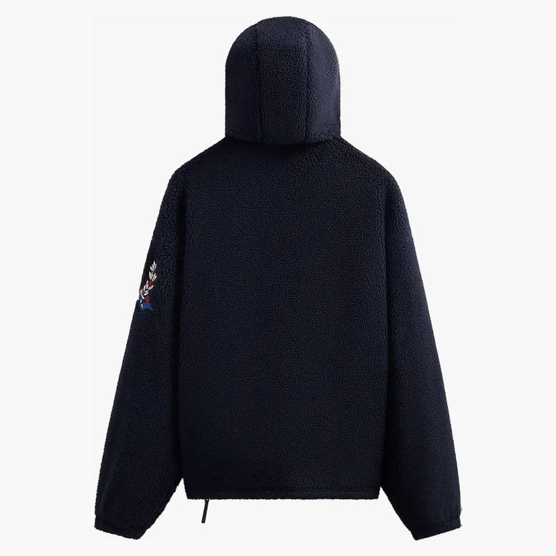 Kith X NFL Giants Quarter Zip Sherpa Nocturnal