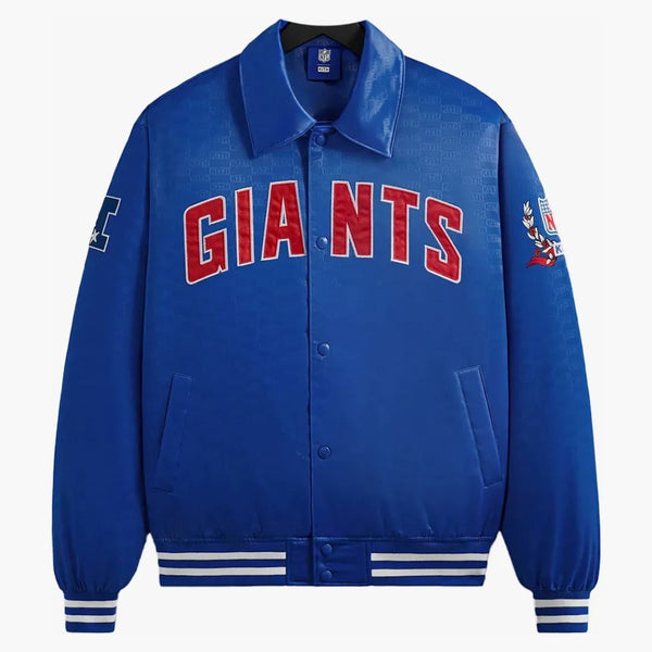 Kith X NFL Giants Satin Bomber Jacket Current