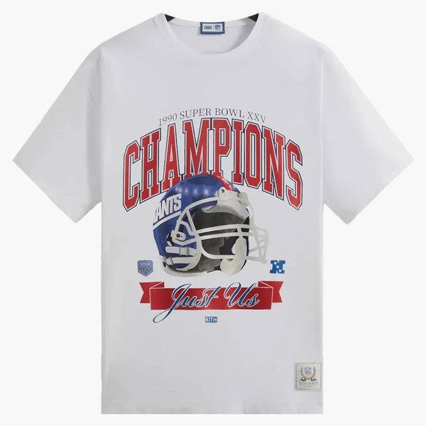 KITH X NFL Giants Superbowl Vintage Tea White