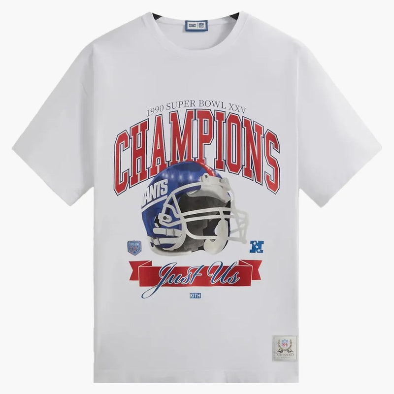 KITH X NFL Giants Superbowl Vintage Tea White