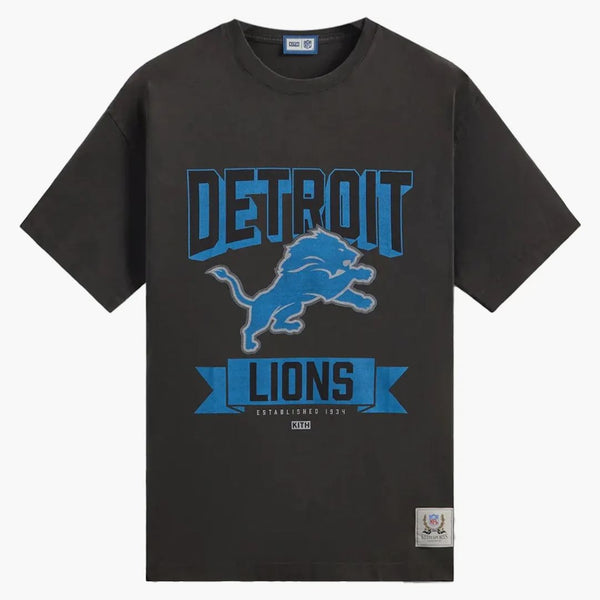 KITH X NFL Lions Vintage Tea Black