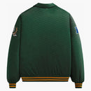 Kith x NFL Packers Satynowa kurtka bombowca