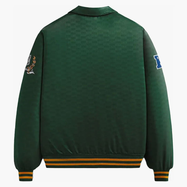 Kith X NFL Packers Satin Bomber Jacket Board