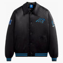 Kith X Nfl Panthers Satin Bomber Jacket Black