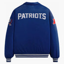 KITH X NFL Patriots Satin Bomber Jacket Action
