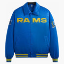 KITH X NFL RAMS Satin Bomber Jacket Greek