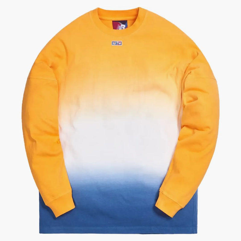 Kith x New Balance Duch l/s čaj žlutý ombre