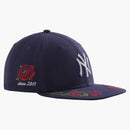 Kith X New Era For Yankees Floral Chainstitch 59fifty Low Profile Nocturnal