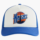 Kith X New Era New York Knicks Kids Skyline Trucker Cap Royal
