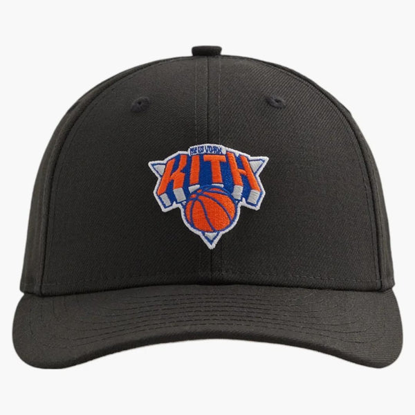 KITH X New Era the New York Knicks Logo Low Profiles 59fifty Fitted Black