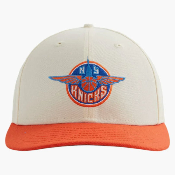 Kith X New Era the New York Knicks Wings Logo Low Profile 59fifty Fitted Cap Sandid