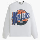 Kith X New York Knicks City Vintage Long Sleeve Tee White
