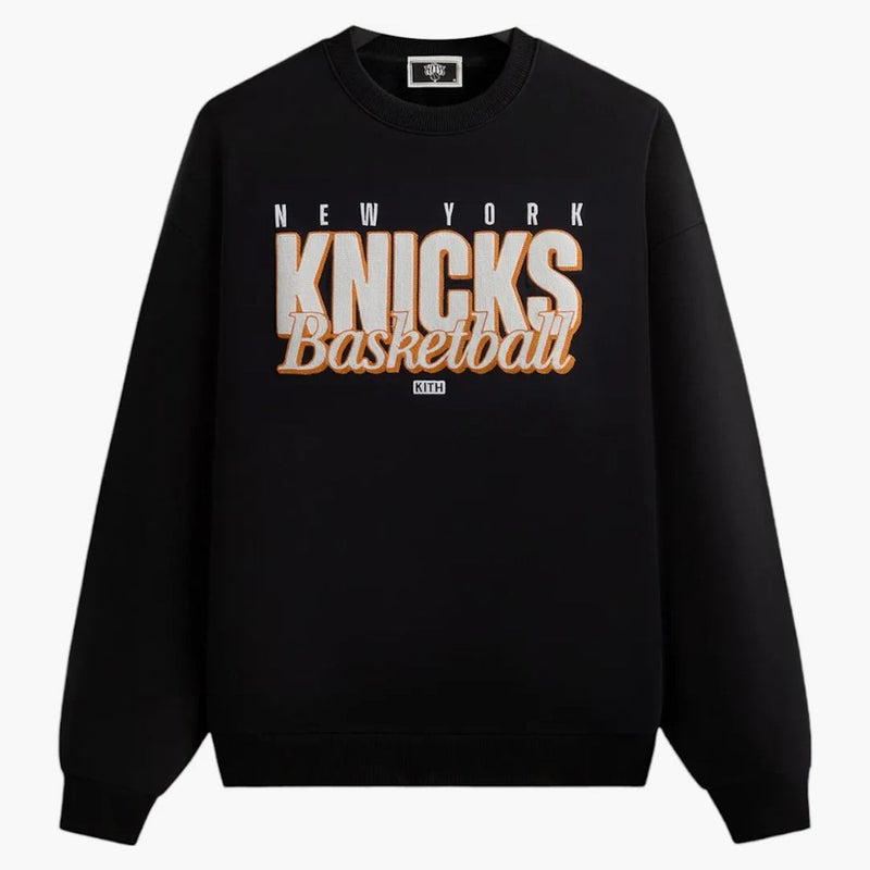 Kith X New York Knicks Classic Vintage Nelson Crewneck Black