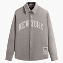 Kith X New York Knicks Felted Jersey Apollo Shirt Medium Heather Grey