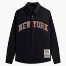 Kith X New York Knicks Felted Jersey Apollo Shirt Nocturnal