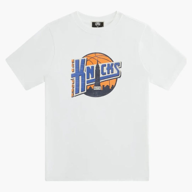 Kith X New York Knicks Kids City Tee White