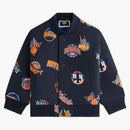 Kith X New York Knicks Kids Printed Bomber Jacket Nocturnal