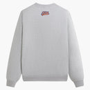 Kith X New York Knicks Script Vintage Nelson Crewneck Light Heather Grey