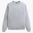 Kith X New York Knicks Sketched Vintage Nelson Crewneck Light Heather Grey