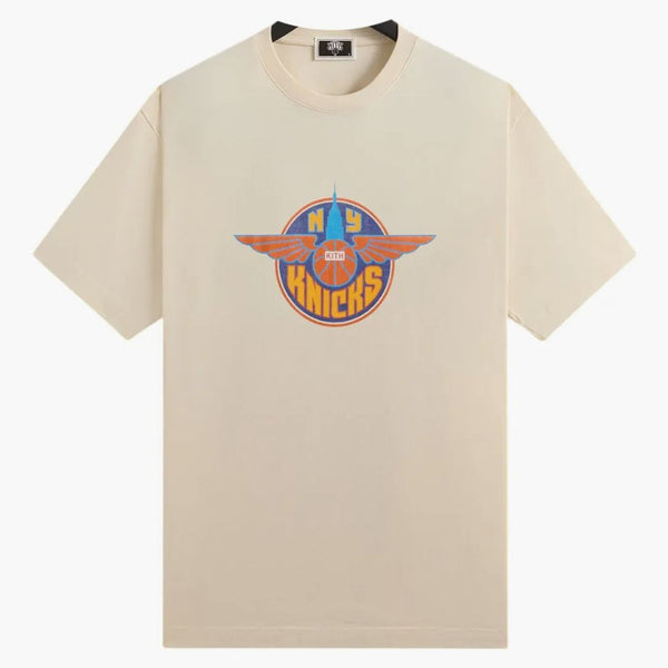 Kith X New York Knicks Wingman Vintage Tee Sandrift