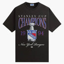 Kith X New York Rangers Champion Vintage Tee Black