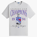 Kith X New York Rangers Champion Vintage Tee White