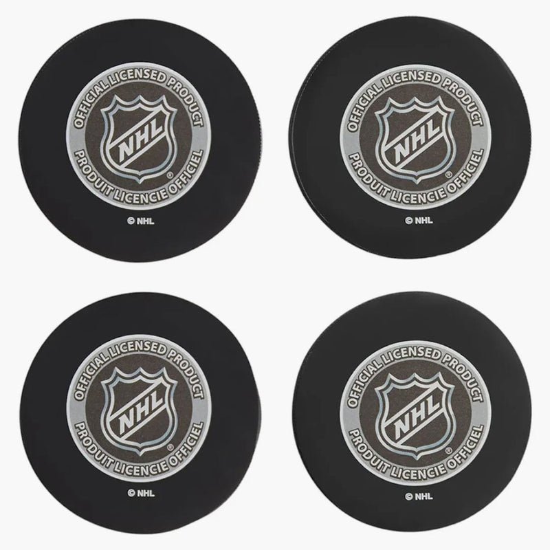 Kith x New York Rangers pro Inglasco 4-Puck Coasters Multicolor