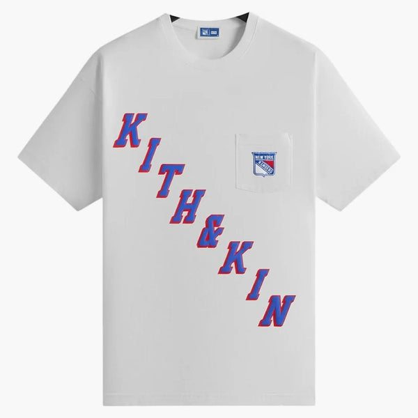 Kith X New York Rangers Kith & Kin Tee White
