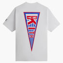 Kith X New York Rangers Pennant Vintage Tee White