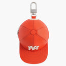 Kith X New York Yankees Baseball Cap Leather Pouch Poppy