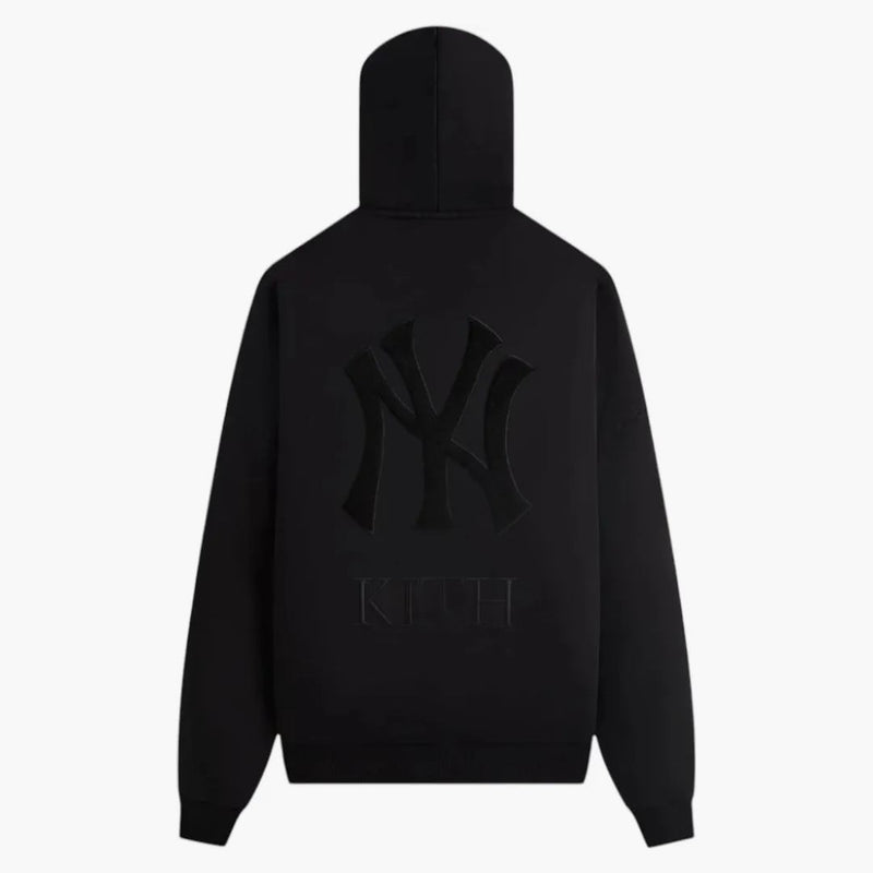 Kith X New York Yankees Braxton Full Zip Hoodie Black